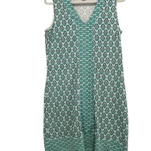 Tommy Bahama Sleeveless Dress Size Medium turquoise and blues classic dress